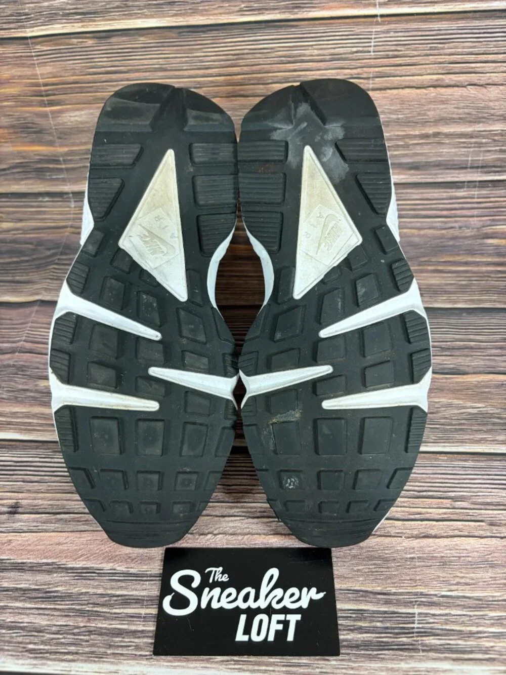 Nike Air Huarache Lapis‎ Women's White Blue Athletic Shoes Size 7.5